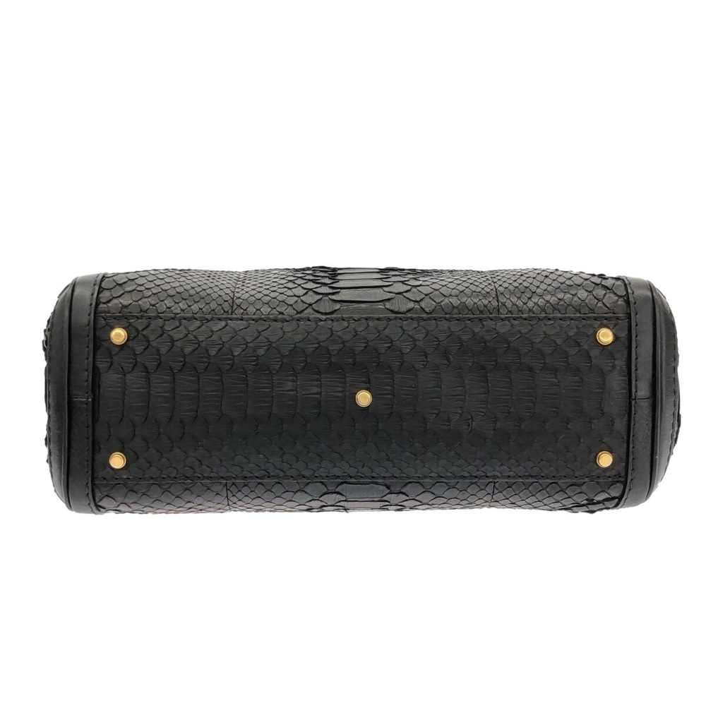 Gucci Gg Running Tote Bag Black Python - image 4